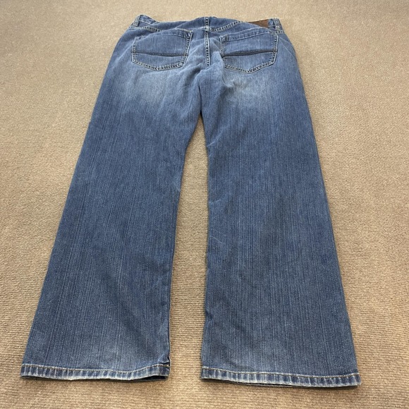 Tommy Bahama Jeans Mens 35x30 Blue Standard Straight Leg Denim Rayon Blend - Picture 6 of 12
